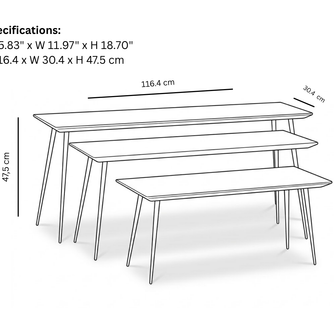 Float Nesting Table Set of 3