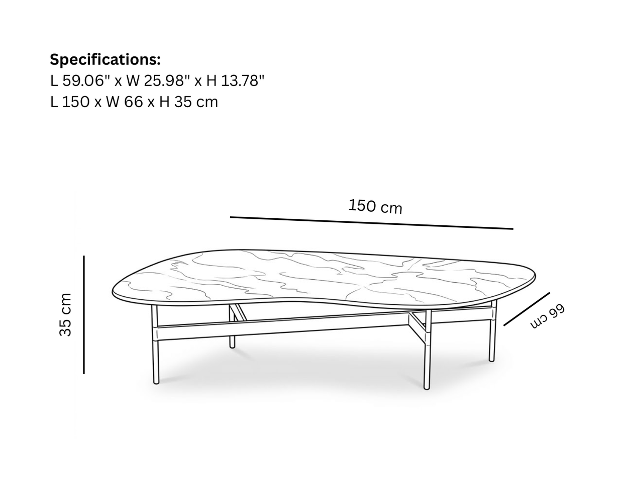 Drift Table In Marble