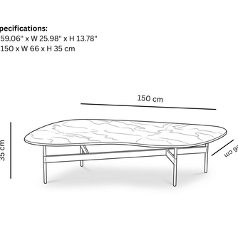 Drift Table In Marble