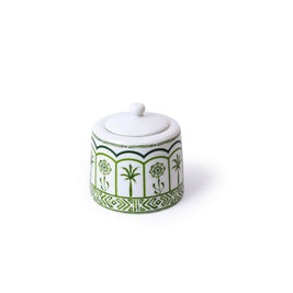 Green Lush Sugar Pot