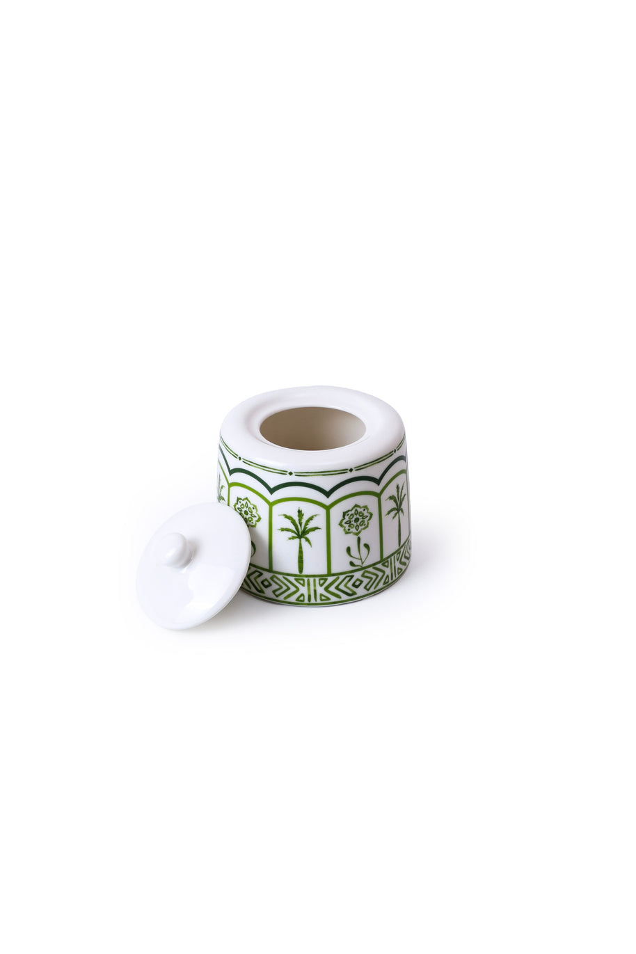 Green Lush Sugar Pot