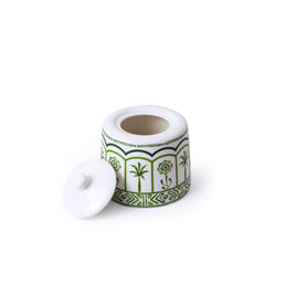 Green Lush Sugar Pot