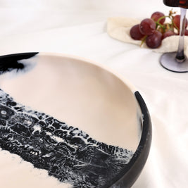 Yin Yang Shallow Bowl