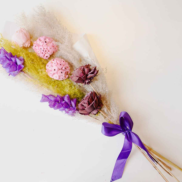 Pure Bloom Dried Flower Bunch | Multicolour Aesthetic Floral Decor for Home Styling – ArteCasa