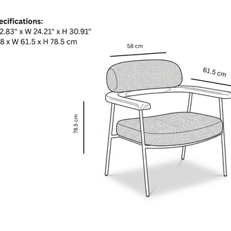 Bhima Arm Back Upholsted Dining Chair