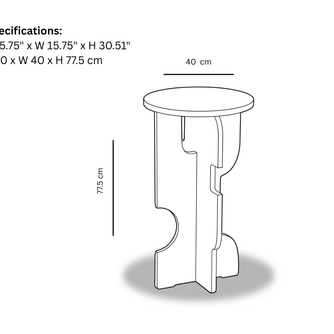 Bedouin Table Gold L