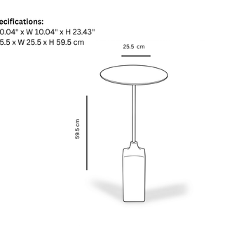 Ballam Table Small White