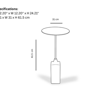 Ballam Table Medium White