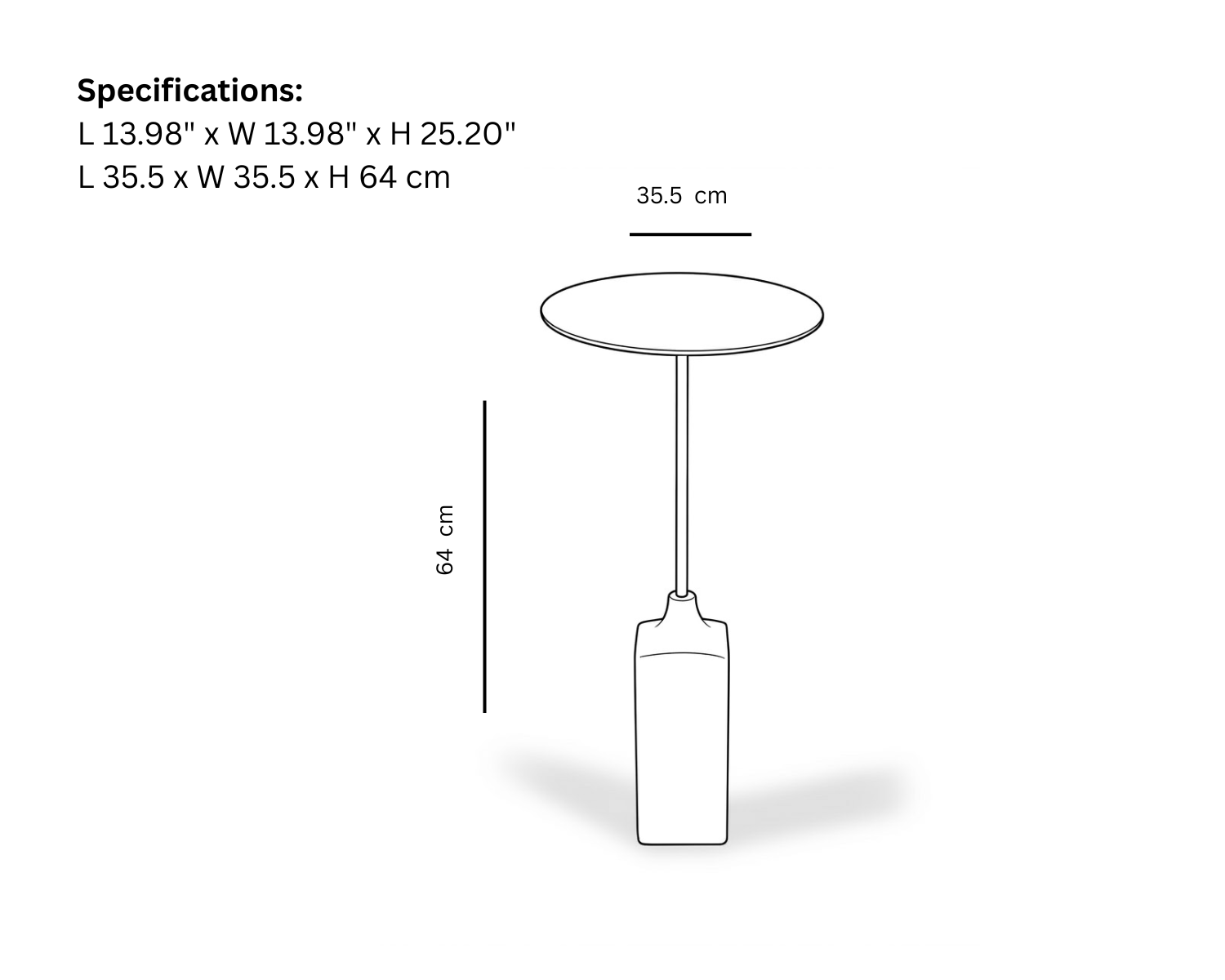 Ballam Table Large White