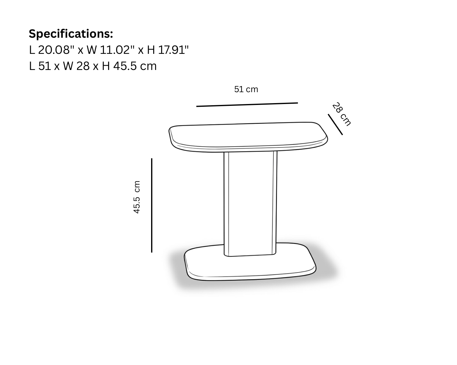 Ashanti Side Table Low and Stool