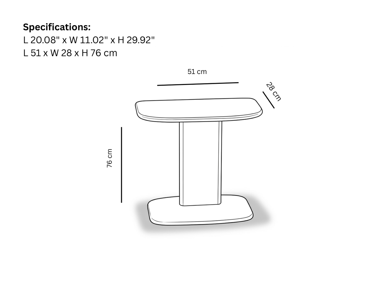 Ashanti Side Table High and Bar Stool