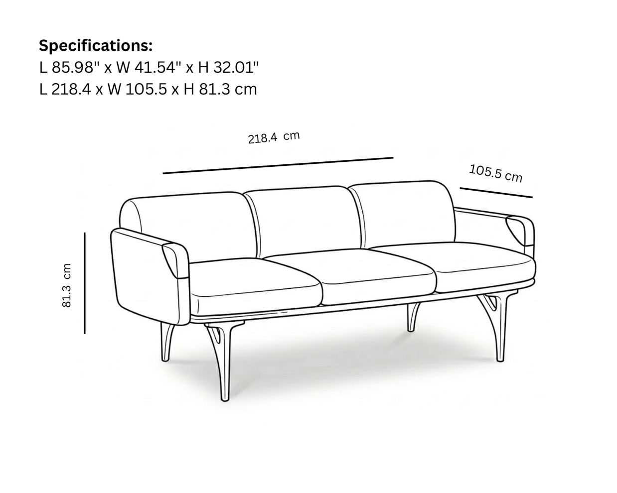 Asan Sofa 3 Seater