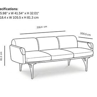 Asan Sofa 3 Seater