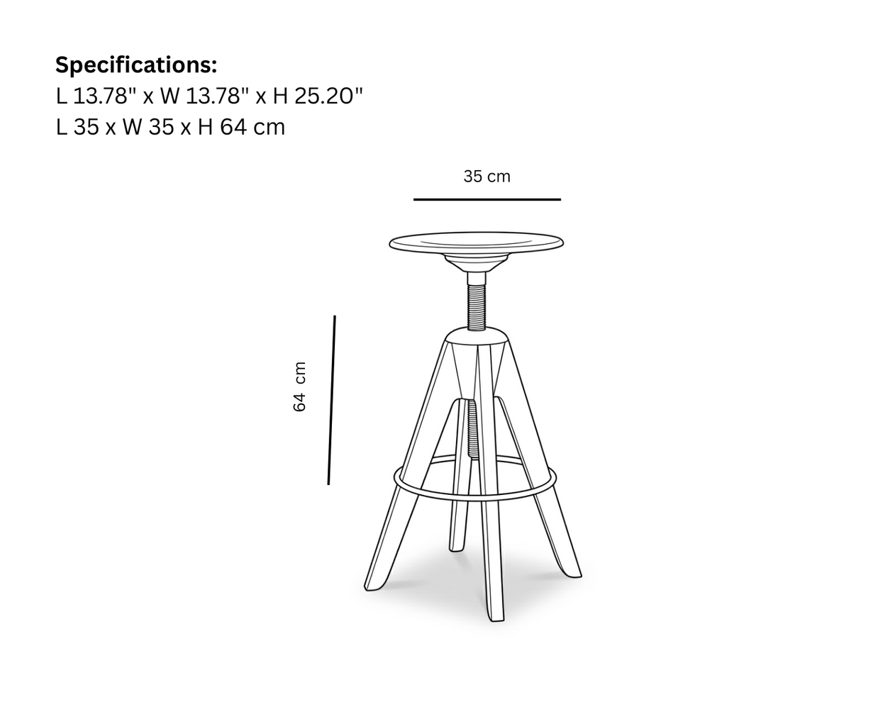 Armature Bar Stool