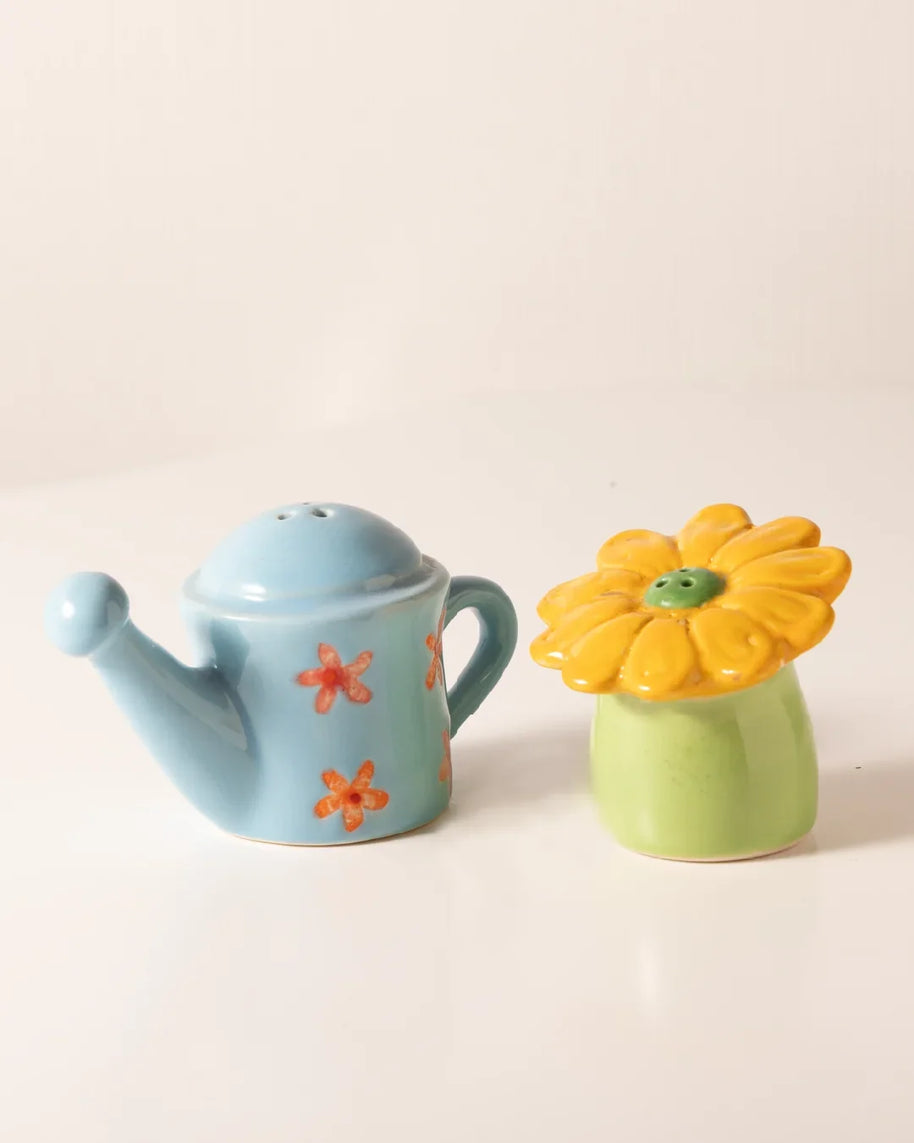 Mahi- Salt and Pepper Shakers (Flower and Watering Can)