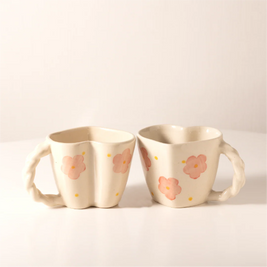 Dil Mil- Heart Shape Mug (Set of 2)