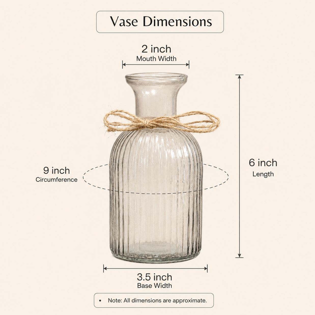 Crystal Bloom Clear Glass Vase with Dried Flowers | Modern Home Décor - https://artecasa.in/
