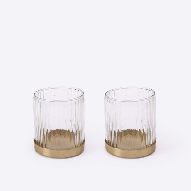Haze Tealight Candle Holder Set of 2 - Medium