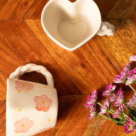 Dil Mil- Heart Shape Mug (Set of 2)