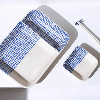 Neel- Sushi/ Chip and Dip Set with Chopstick Holder