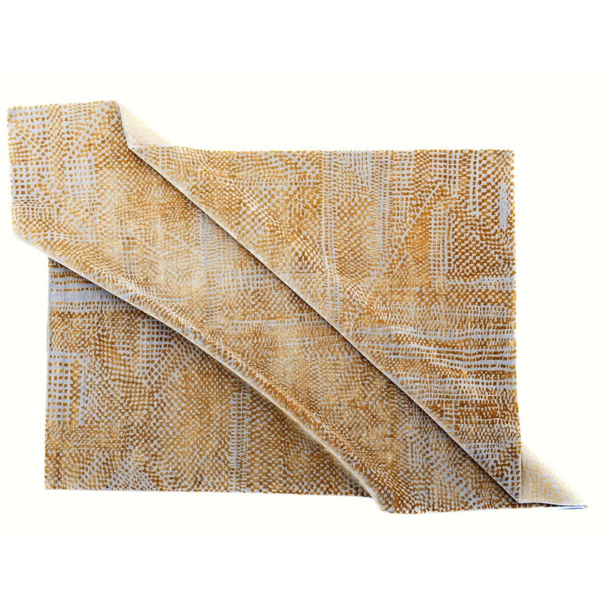 M O R I T Z luxury handmade rug by Cherom in bamboo silk and New Zealand wool.