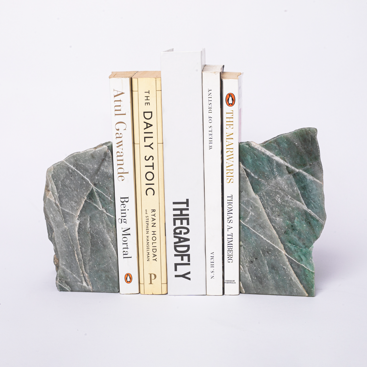 Semi Precious Bookend Set