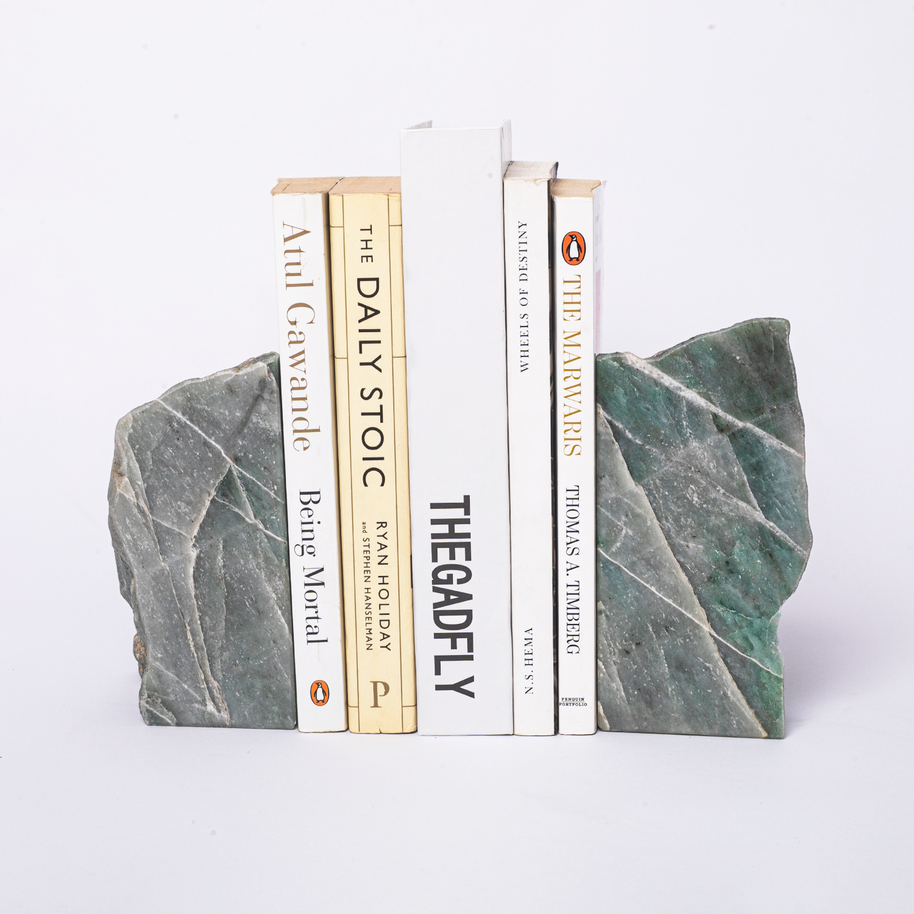 Semi Precious Bookend Set