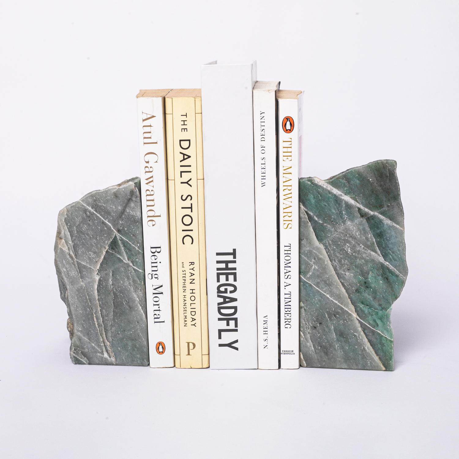 Semi Precious Bookend Set