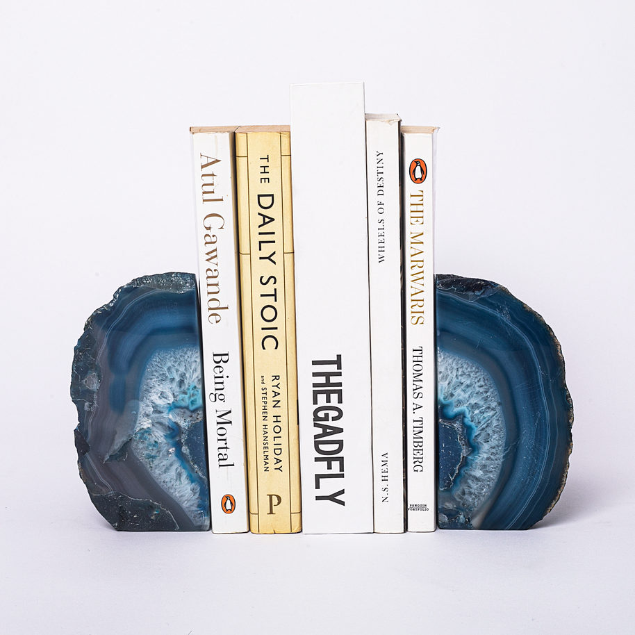Semi Precious Bookend Set