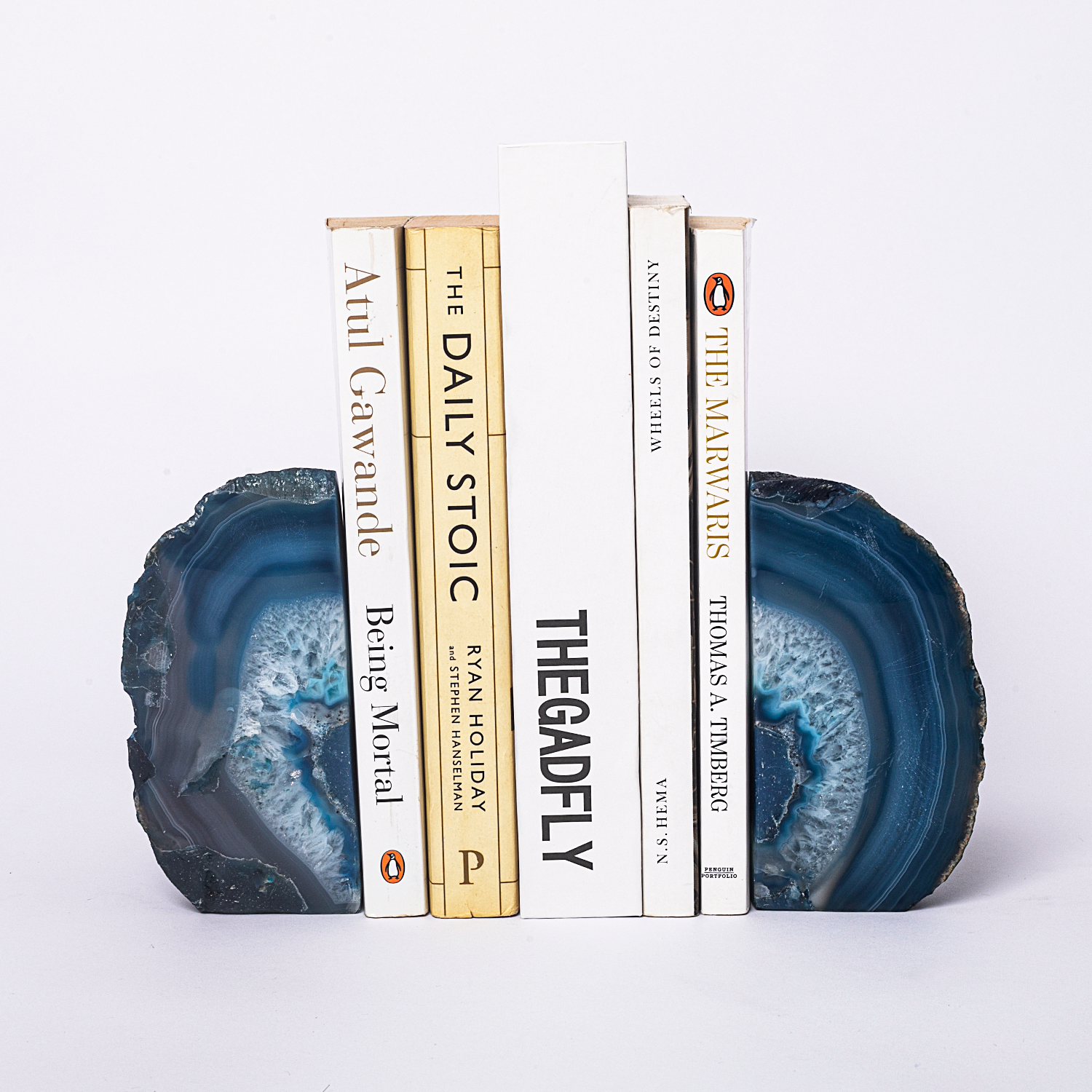 Semi Precious Bookend Set