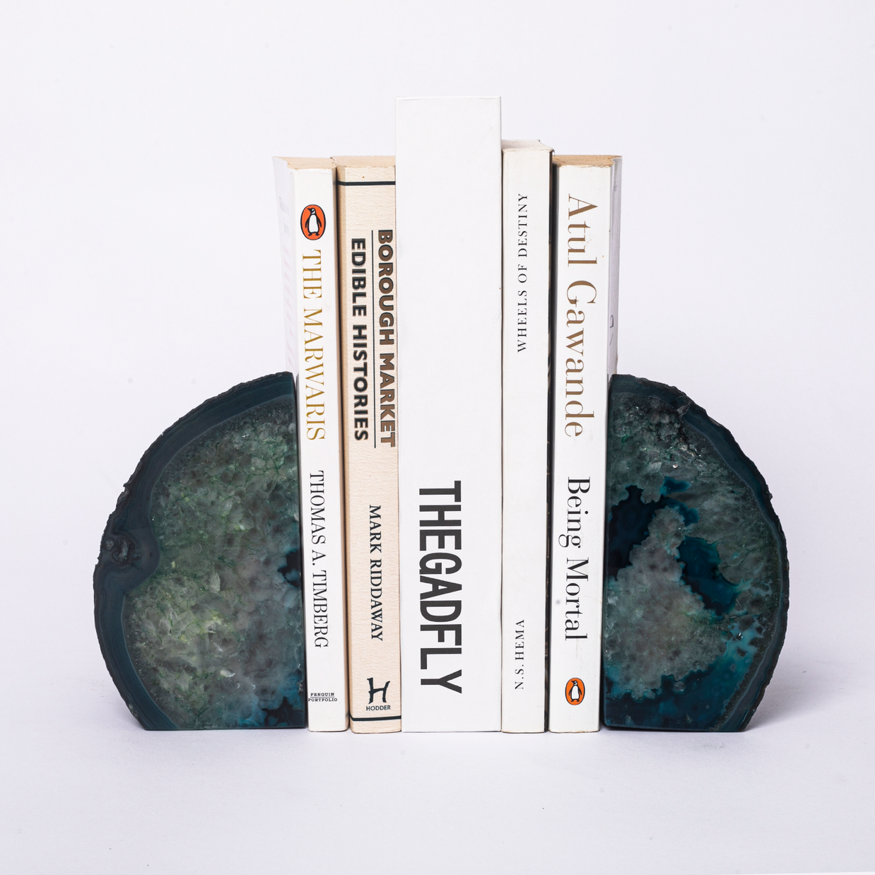 Semi Precious Bookend Set