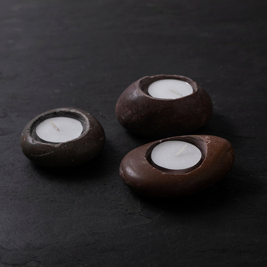 Pebble Tea Light Holder