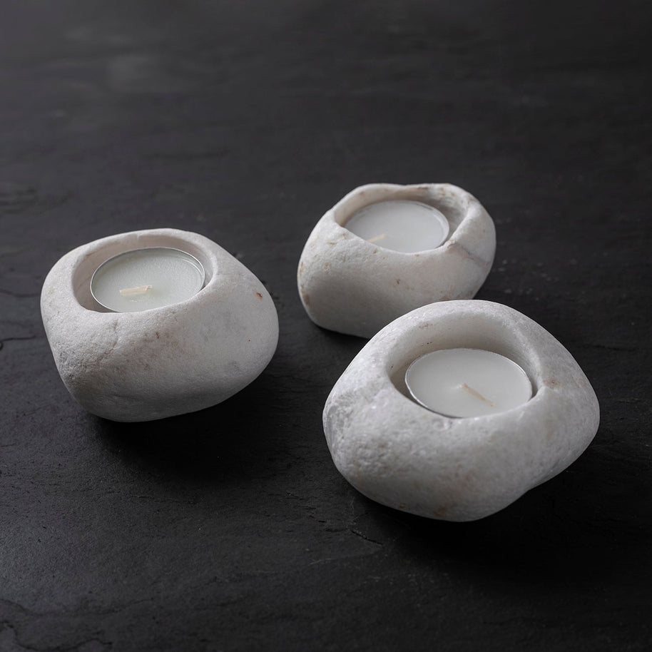 Pebble Tea Light Holder