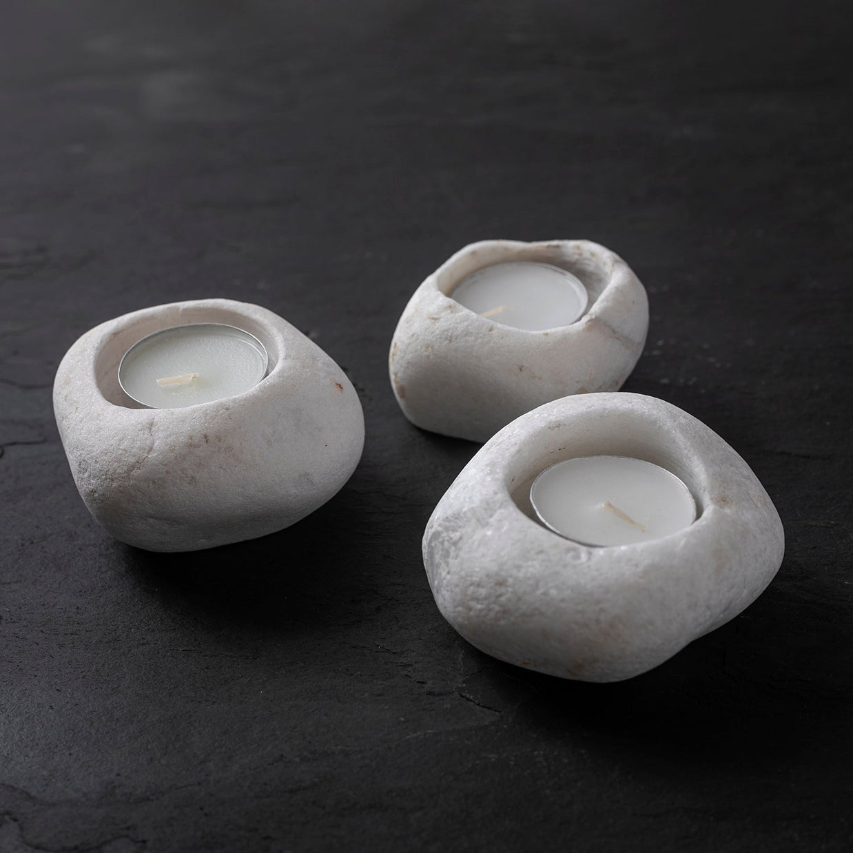 Pebble Tea Light Holder