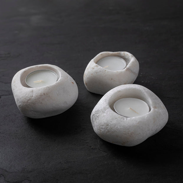 Pebble Tea Light Holder