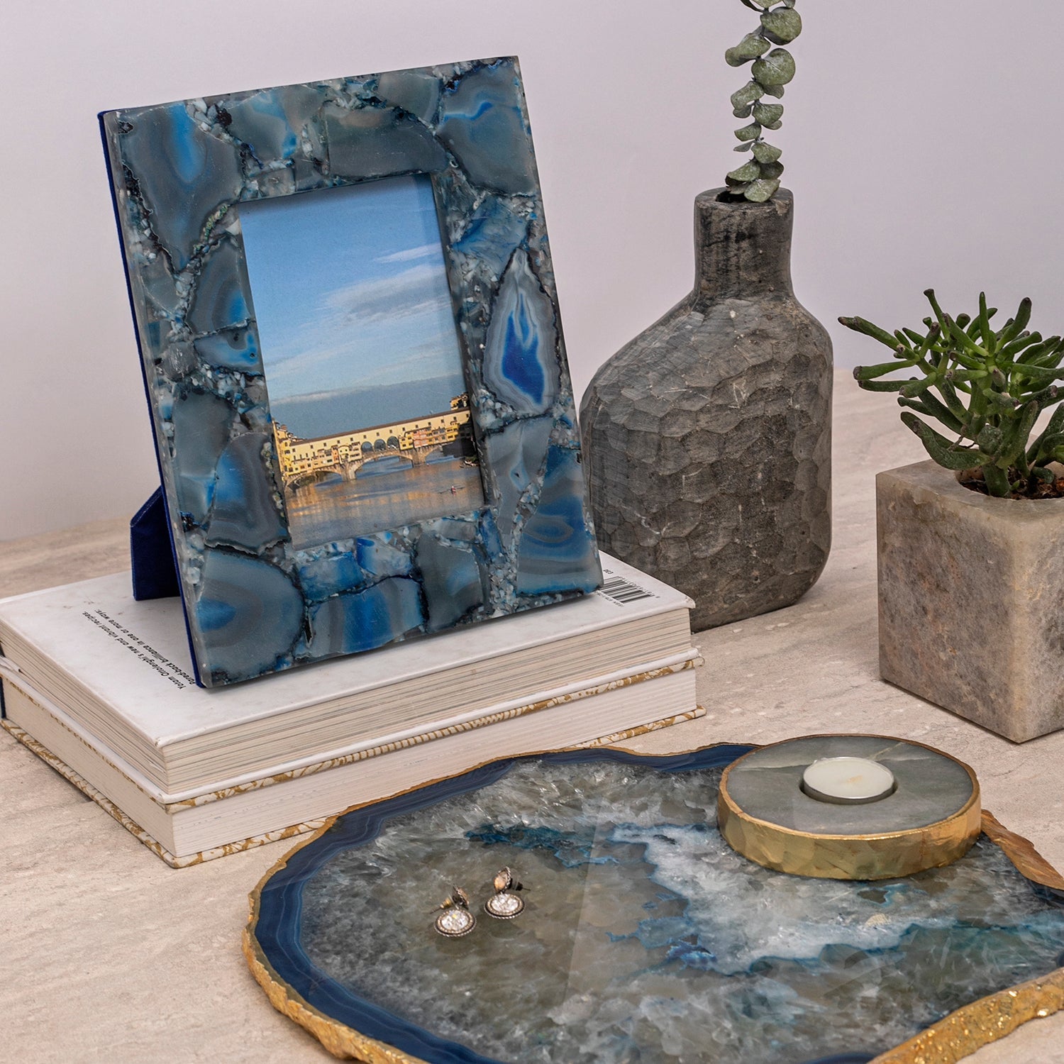 Semi Precious Photo Frame