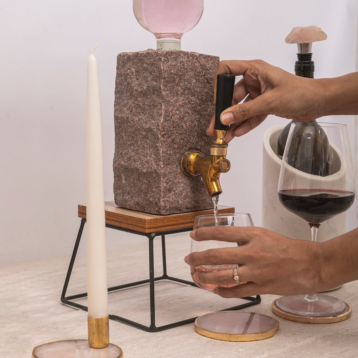 Granite Drink Dispenser