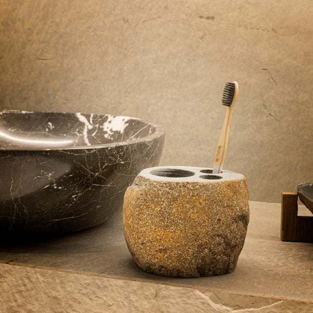 Boulder Brush Holder