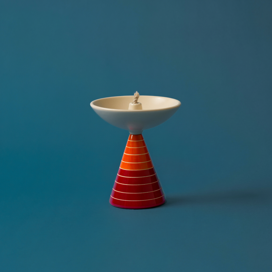 UT Pop - Oil Lamp - Small [Bands Orange] - I MEAN DESIGN