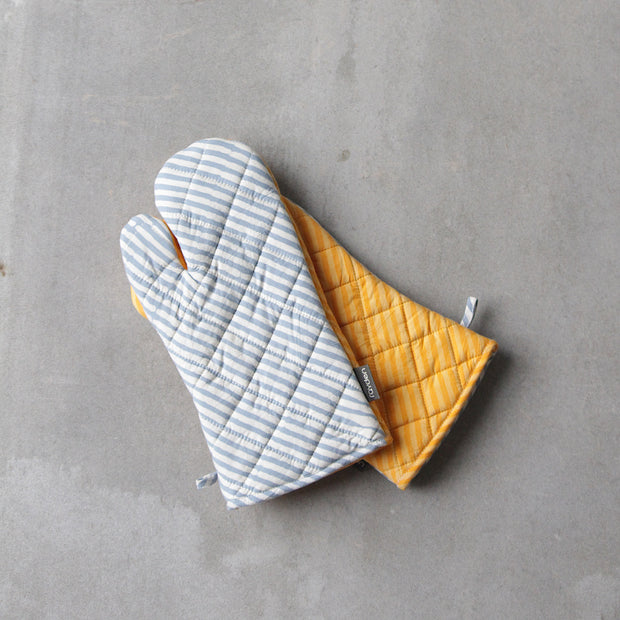 BASIK POP - MITTEN - BLUE/RUST