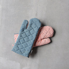 BASIK POP - MITTEN - TEAL/CORAL