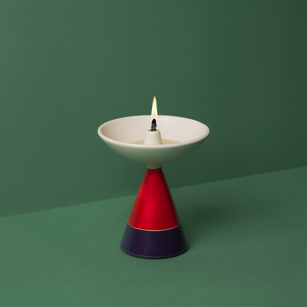 UT Pop - Oil Lamp - Small [Block Red] - I MEAN DESIGN