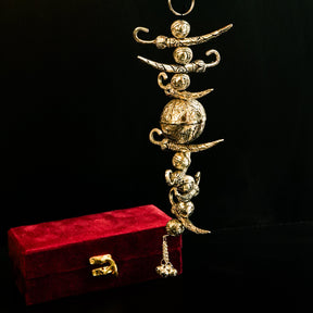 German Silver Nazar Battu(7 Chillies &1 Lemon) - https://artecasa.in/