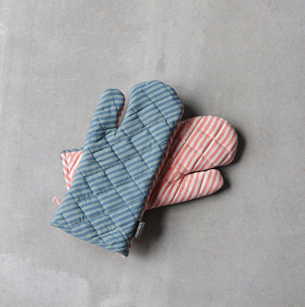 BASIK POP - MITTEN - TEAL/CORAL