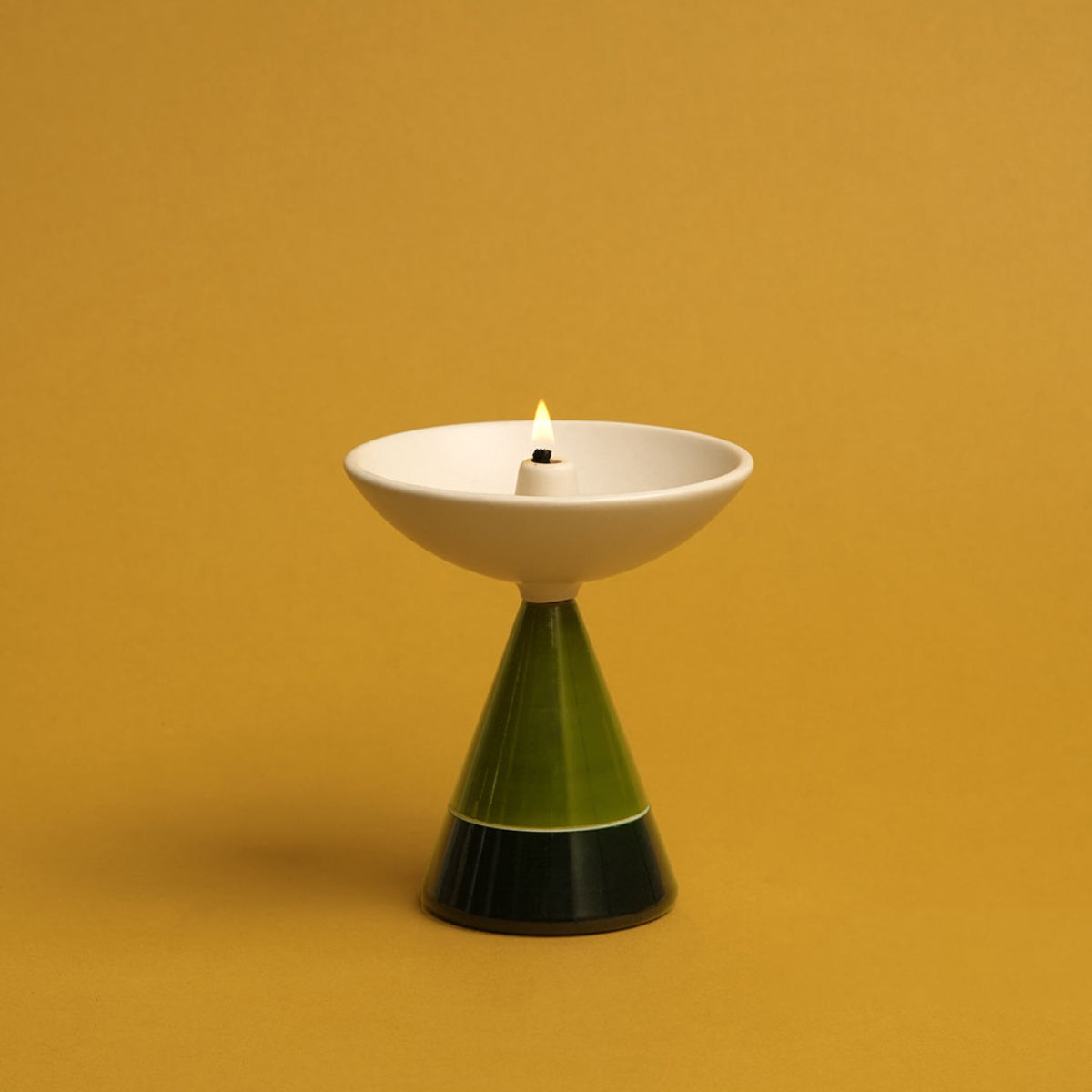 UT Pop - Oil Lamp - Small [Block Green] - I MEAN DESIGN