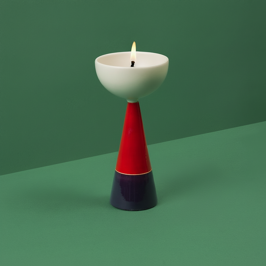 UT Pop - Oil Lamp - Tall [Block Red] - I MEAN DESIGN