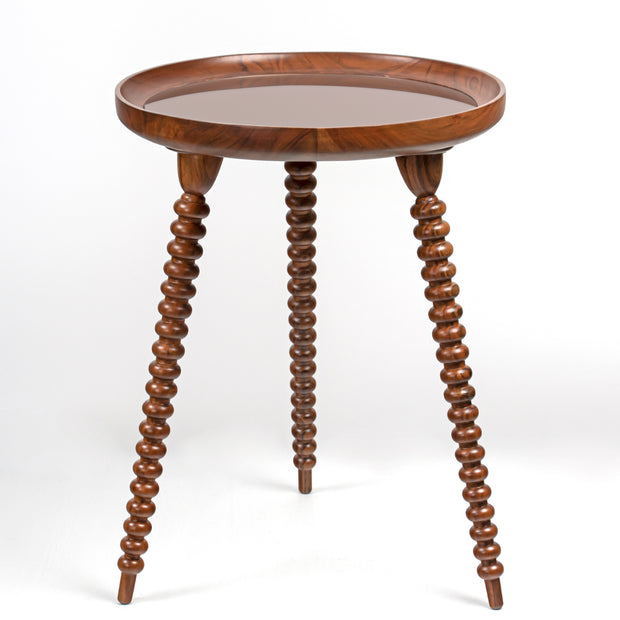 Trio Walnut Side Table