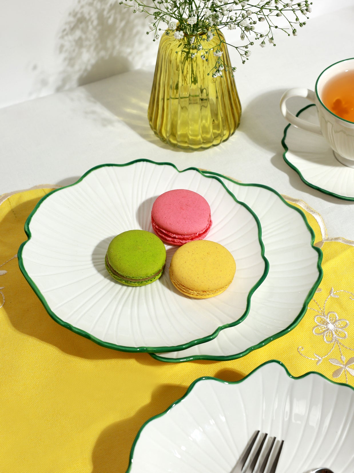 Edge of Evergreen Quarter Plate - Set of 4