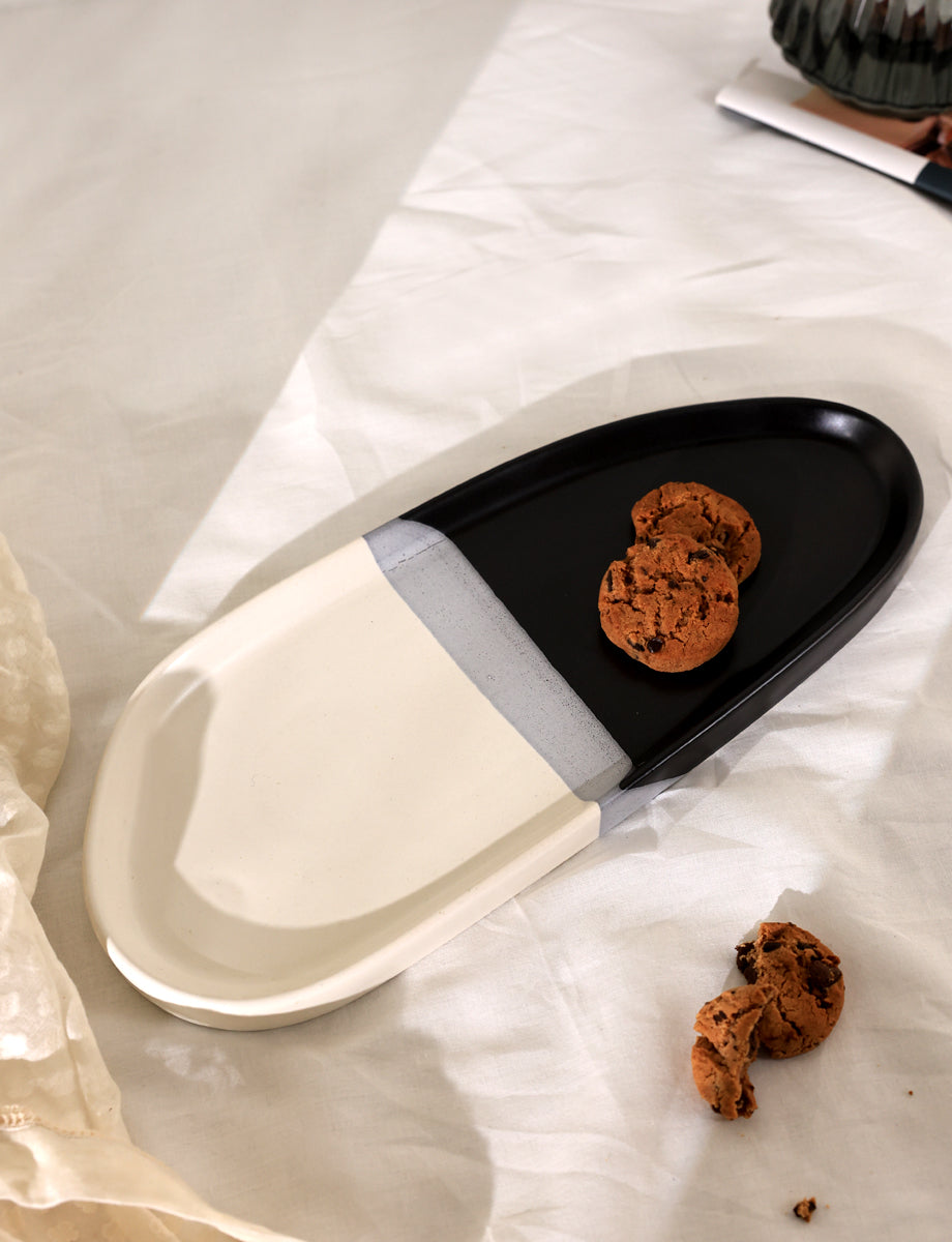 Yin Yang Sculptural Platter