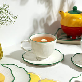 Edge of Evergreen Tea Set of 4